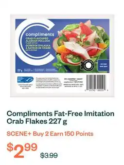 Voilà Compliments Fat-Free Imitation Crab Flakes 227 g offer