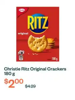 Voilà Christie Ritz Original Crackers 180 g offer