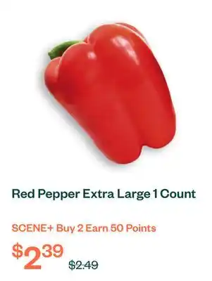 Voilà Red Pepper Extra Large 1 Count offer