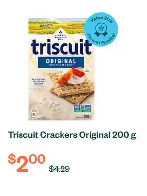 Voilà Triscuit Crackers Original 200 g offer