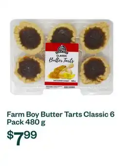 Voilà Farm Boy Butter Tarts Classic 6 Pack 480 g offer