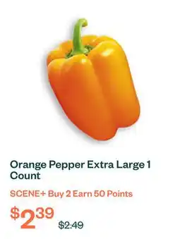 Voilà Orange Pepper Extra Large 1 Count offer