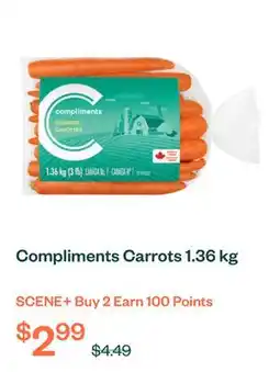 Voilà Compliments Carrots 1.36 kg offer