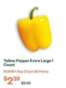 Voilà Yellow Pepper Extra Large 1 Count offer