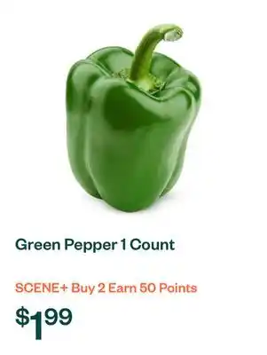 Voilà Green Pepper 1 Count offer