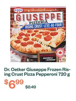 Voilà Dr. Oetker Giuseppe Frozen Rising Crust Pizza Pepperoni 720 g offer