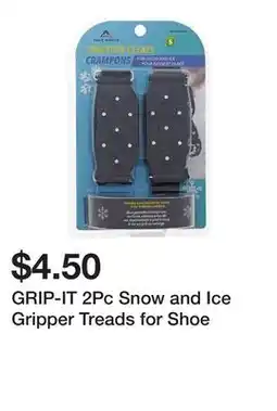 Dollarama GRIP-IT 2Pc Snow and Ice Gripper Treads for Shoe offer