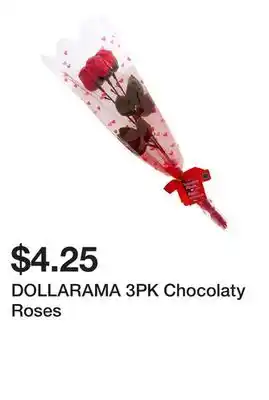 Dollarama DOLLARAMA 3PK Chocolaty Roses offer