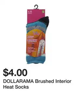 Dollarama DOLLARAMA Brushed Interior Heat Socks offer