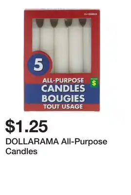 Dollarama DOLLARAMA All-Purpose Candles offer