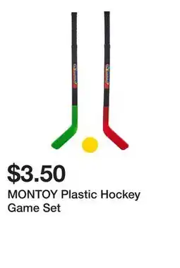 Dollarama MONTOY Plastic Hockey Game Set offer