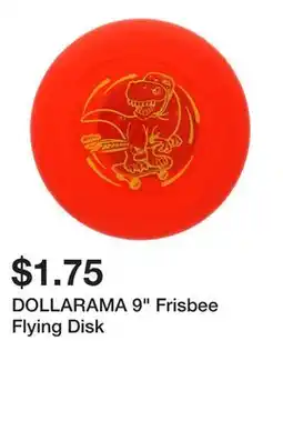 Dollarama DOLLARAMA 9 Frisbee Flying Disk offer