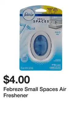 Dollarama Febreze Small Spaces Air Freshener offer