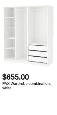 IKEA PAX Wardrobe combination, white offer