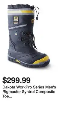 Mark's Dakota WorkPro Series Men's Rigmaster Syntrol Composite Toe Composite Plate IceFX Winter Work Boots offer