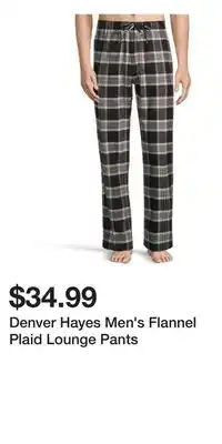 Mark's Denver Hayes Men's Flannel Plaid Lounge Pants offer