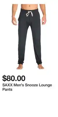 Mark's SAXX Men's Snooze Lounge Pants offer