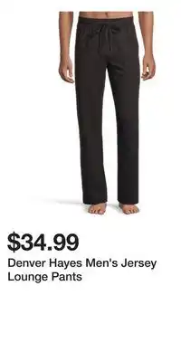 Mark's Denver Hayes Men's Jersey Lounge Pants offer