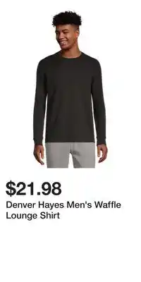 Mark's Denver Hayes Men's Waffle Lounge Shirt offer