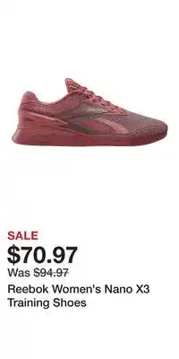 Sport Chek Reebok Women's Nano X3 Training Shoes offer