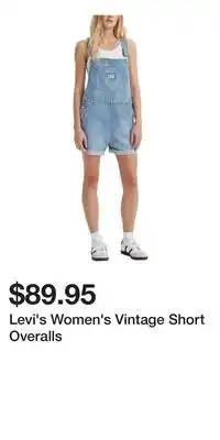 Mark's Levi's Women's Vintage Short Overalls offer