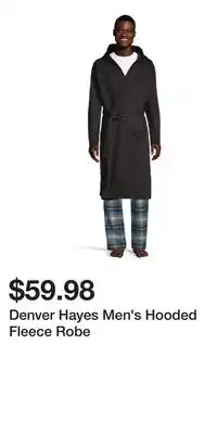 Mark's Denver Hayes Men's Hooded Fleece Robe offer