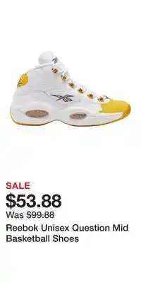 Sport Chek Reebok Unisex Question Mid Basketball Shoes offer