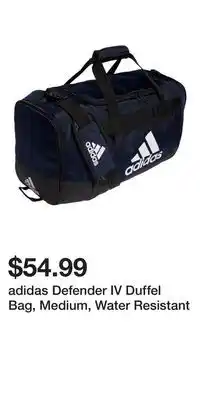 Sport Chek adidas Defender IV Duffel Bag, Medium, Water Resistant offer