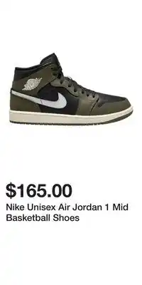 Sport Chek Nike Unisex Air Jordan 1 Mid Basketball Shoes offer