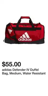 Sport Chek adidas Defender IV Duffel Bag, Medium, Water Resistant offer