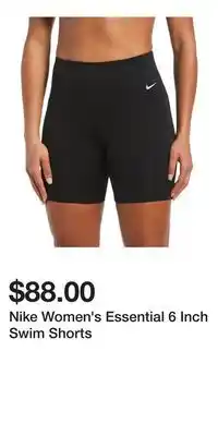 Sport Chek Nike Women's Essential 6 Inch Swim Shorts offer