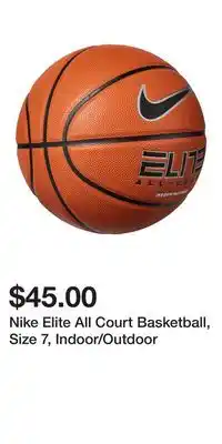 Sport Chek Nike Elite All Court Basketball, Size 7, Indoor/Outdoor offer