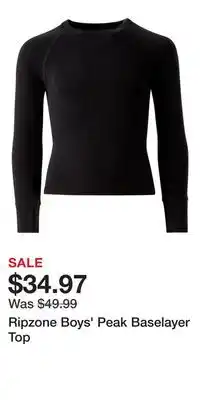 Sport Chek Ripzone Boys' Peak Baselayer Top offer