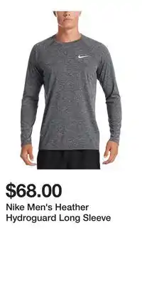 Sport Chek Nike Men's Heather Hydroguard Long Sleeve offer