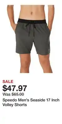 Sport Chek Speedo Men's Seaside 17 Inch Volley Shorts offer