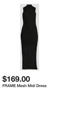 Holt Renfrew FRAME Mesh Midi Dress offer