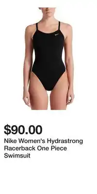 Sport Chek Nike Women's Hydrastrong Racerback One Piece Swimsuit offer