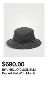 Holt Renfrew BRUNELLO CUCINELLI Bucket Hat With Monili offer