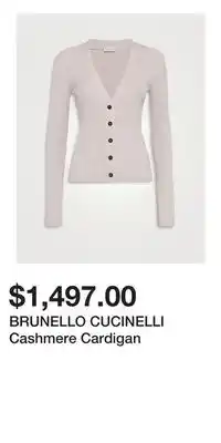 Holt Renfrew BRUNELLO CUCINELLI Cashmere Cardigan offer