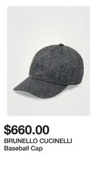 Holt Renfrew BRUNELLO CUCINELLI Baseball Cap offer