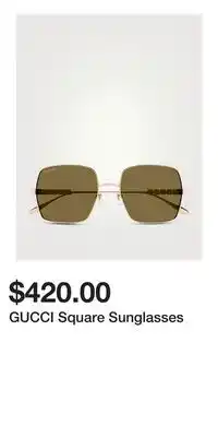 Holt Renfrew GUCCI Square Sunglasses offer