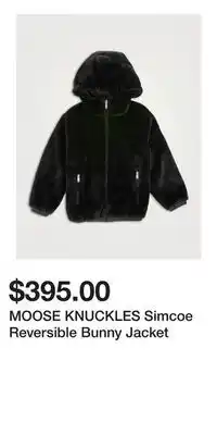 Holt Renfrew MOOSE KNUCKLES Simcoe Reversible Bunny Jacket offer