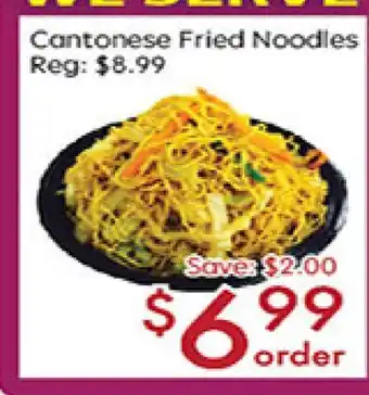 Sunny Food Mart Cantonese Fried Noodles offer