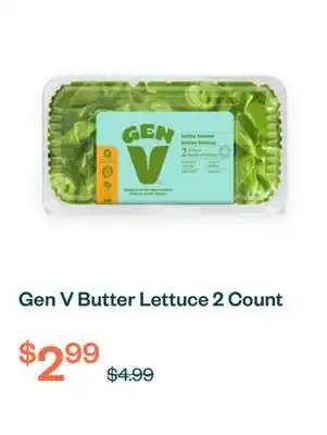 Voilà Gen V Butter Lettuce 2 Count offer