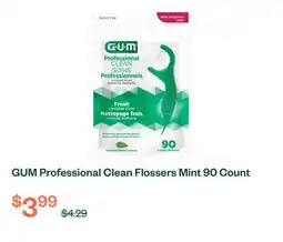 Voilà GUM Professional Clean Flossers Mint 90 Count offer