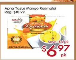 Sunny Food Mart Apna Taste Mango Rasmalai offer