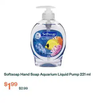 Voilà Softsoap Hand Soap Aquarium Liquid Pump 221 ml offer