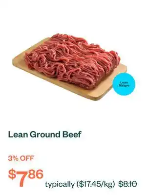 Voilà Lean Ground Beef offer