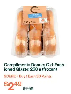 Voilà Compliments Donuts Old-Fashioned Glazed 250 g (frozen) offer