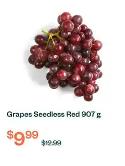 Voilà Grapes Seedless Red 907 g offer